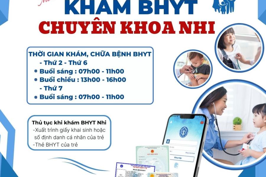 KHÁM NHI – ÁP DỤNG BHYT TẠI THIÊN TÂM!